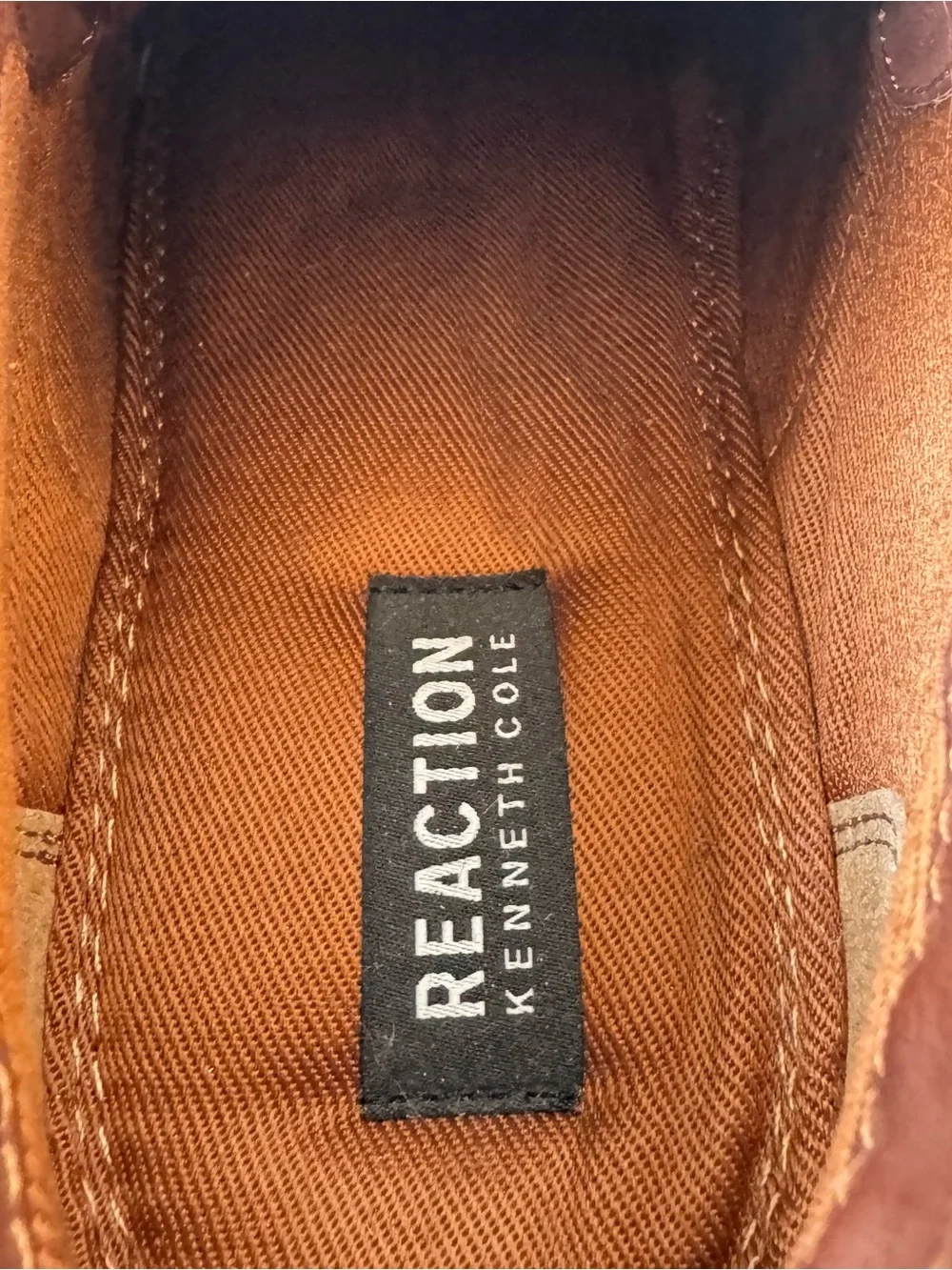 Reaction Kenneth Cole Brown Leather Chukka Boot Mens Size 9 Desert Wind Classic